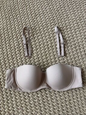 SKIMS Strapless Convertible Bandeau Bra - Light Beige Women’s Size 36B